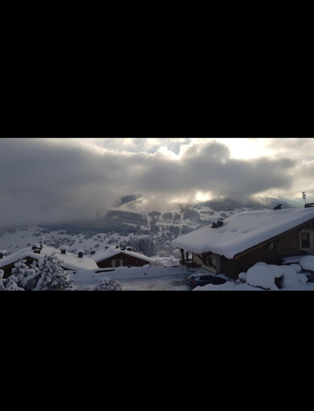 Studio Porte Du Mont Blanc Combloux Aux Pieds Des Pistes Exterior foto