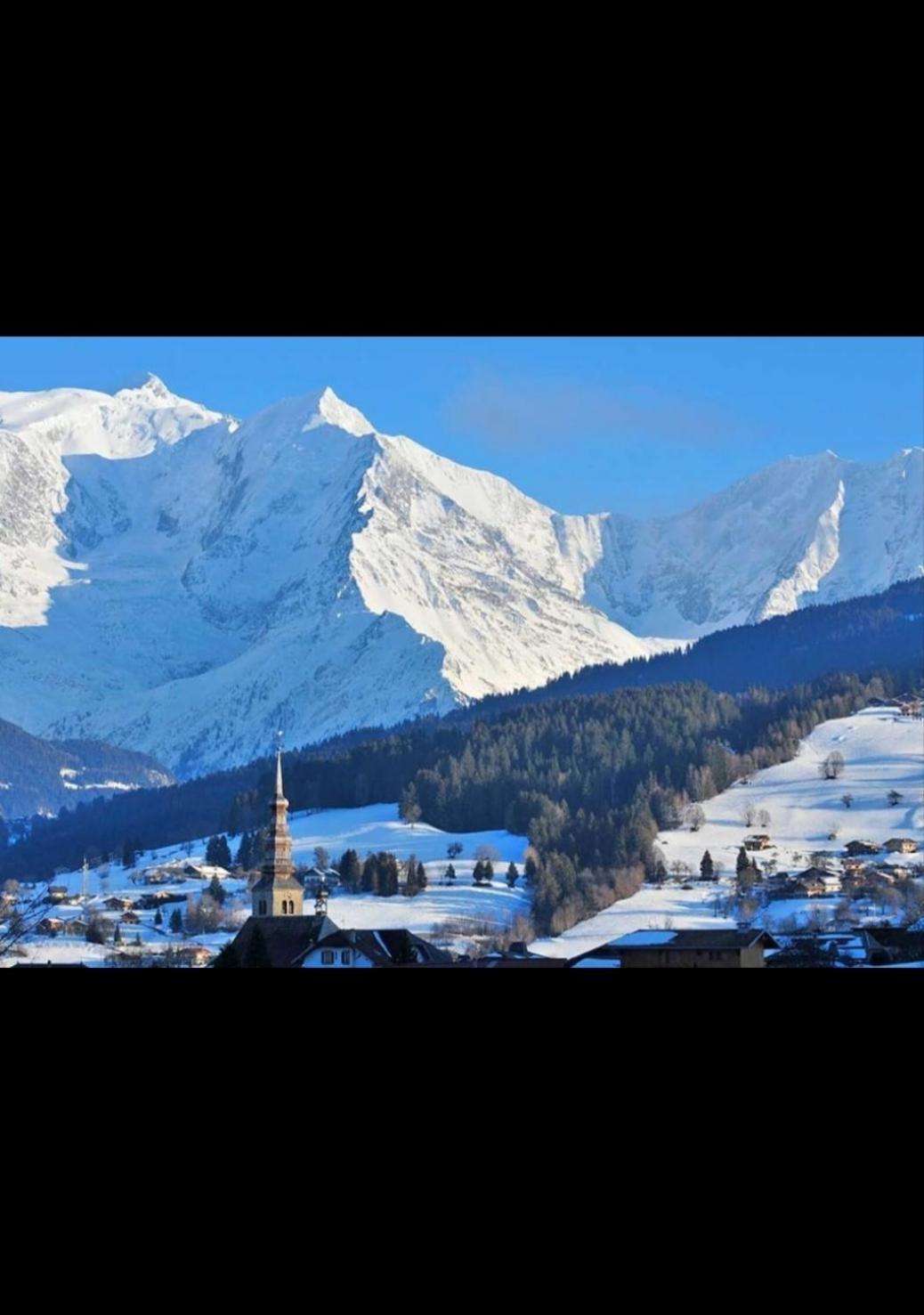 Studio Porte Du Mont Blanc Combloux Aux Pieds Des Pistes Exterior foto